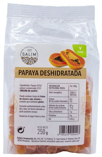 Odwodniona papaja 250 gr