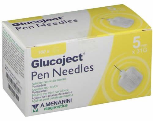 Igła insulinowa Glucoject 31gx5mm 100 sztuk