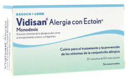 Vidisan Allergy Krople do oczu z ektoiną Monodose 20x0,5 ml