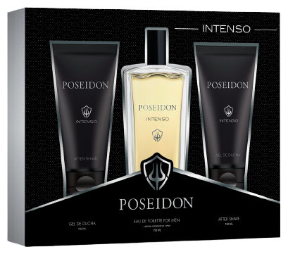 Poseidon Intense zestaw wody toaletowej 150 ml + 2 sztuki