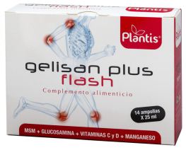 Gelisan Plus Flash Glukozamina Kurkuma Msm 14 fiolek