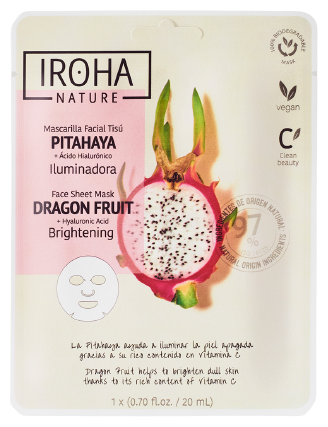 Maska Rozświetlająca Pitahaya + Kwas Hialuronowy 20 ml