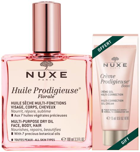 Huile Prodigieuse Florale suchy olejek 100 ml + kremowy żel 15 ml