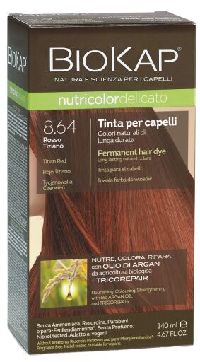 Nutricolor Delicato Farba do włosów 8.64 Tiziano Red 140 ml