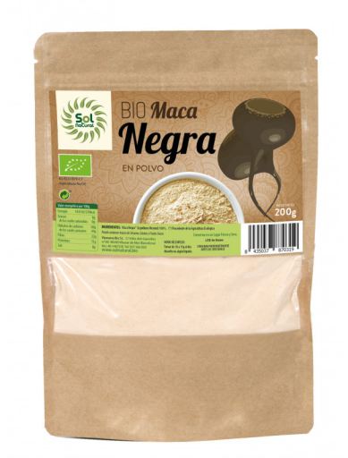 Organiczna czarna maca w proszku 200 gr