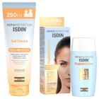 Żelowy krem przeciwsłoneczny SPF 50+ 250 ml + Woda Fusion SPF 50 50 ml