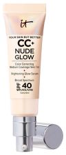 Cc+ Cream Nude Glow Lekki + Rozświetlające Serum Spf40 32 ml