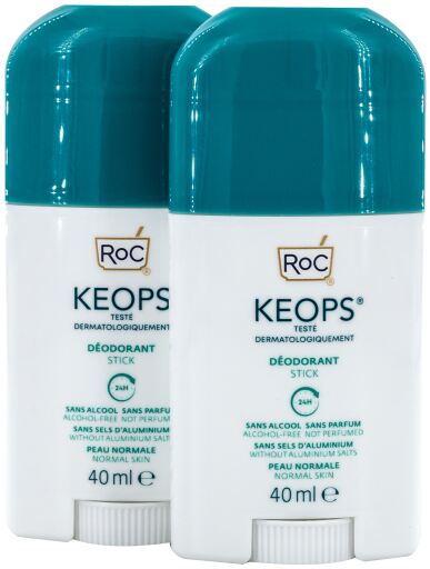 Keops Dezodorant w sztyfcie 2 x 40 ml