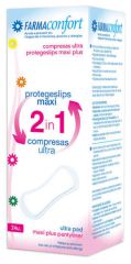 Wkładki higieniczne Maxi 2 w 1 Ultra Compress 24 jednostki