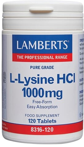 L-lizyna HCI 1000 mg x 120 kapsułek