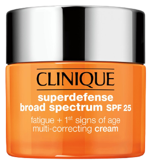 Superdefense Fatigue + Signs of Age Multi-Corrective Cream SPF 25 Tłusta skóra