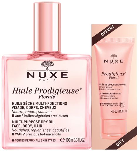 Huile Prodigieuse Floral 100 ml + Prodigieux Floral żel pod prysznic 30 ml