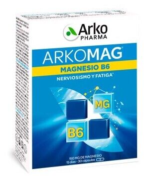 Arkovital Magnez + Witamina B6 30 Kapsułek