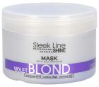 Sleek Line Fioletowa maska do włosów blond