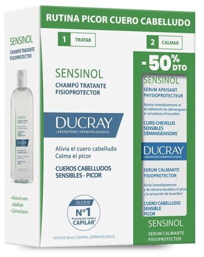 Sensinol Zestaw Kojący Szampon 200 ml + Serum do włosów 30 ml