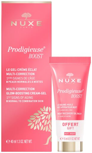 Prodigieuse® Boost Żel-krem 40 ml + Odnawiający balsam na noc 15 ml