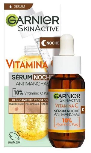 Skin Active Anti-Spot serum na noc z witaminą C 30 ml