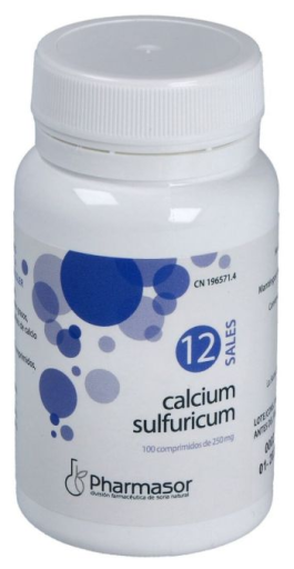 Sól 12. Sulfuricum wapnia 100 tabletek