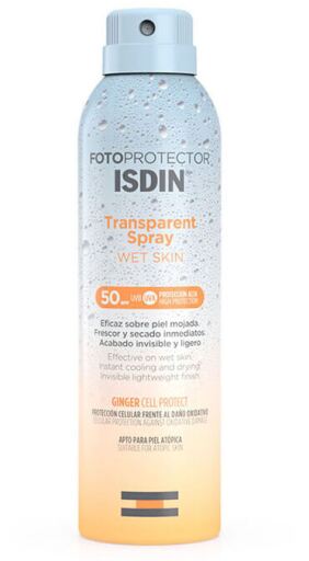 Filtr przeciwsłoneczny Transparentny spray na mokrą skórę SPF 50+ 100 ml