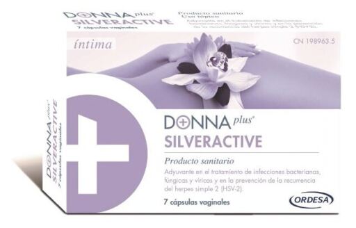 Intimate Flora Silveractive 7 kapsułek dopochwowych