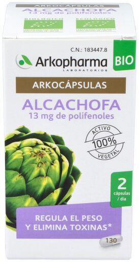 Arkocápsulas Organiczny karczoch 130 kapsułek