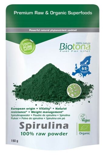 Surowa Spirulina 150 gr