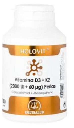 Holowiwitamina D3 2000Ui + K2 60 mg 180 Perełek