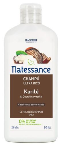 Natessance Ultra odżywczy szampon karite 250 ml