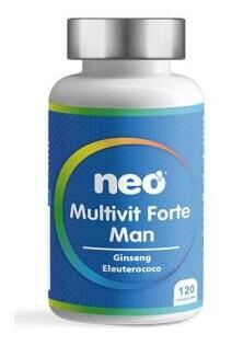 Multivit Forte Man Żeń-szeń Eleutherococcus 120 Tabletek