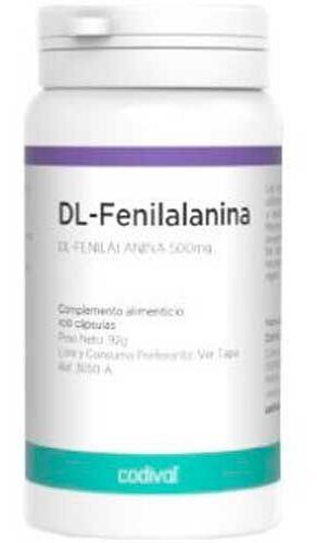 Dl-fenyloalanina 500 mg 100 kapsułek