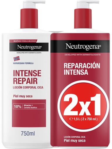 Intensywnie naprawczy balsam do ciała do bardzo suchej skóry 2x750 ml