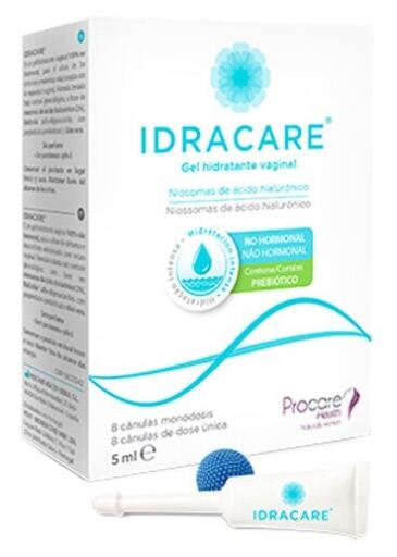 Idracare Plus 8 Kaniule z żelem dopochwowym 5 ml