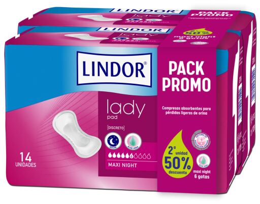 Opakowanie Lady Maxi Pad 5 kropli 28 sztuk