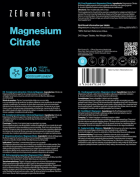 Cytrynian magnezu 240 tabletek