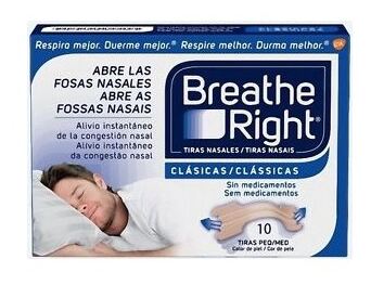 Paski na nos Breathe Right Classic małe i średnie, 10 sztuk