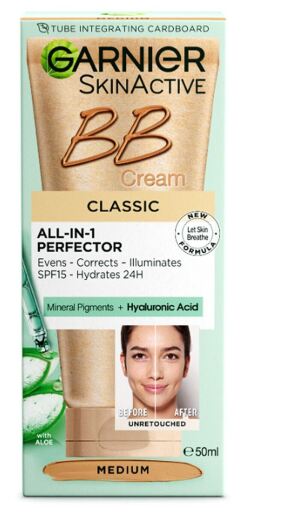 SkinActive Krem BB Klasyczny Średni Ton SPF15 50 ml