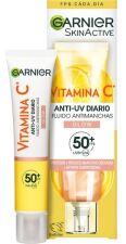 Skinactive Witamina C Rozświetlający płyn przeciw plamom SPF50+ 40 ml