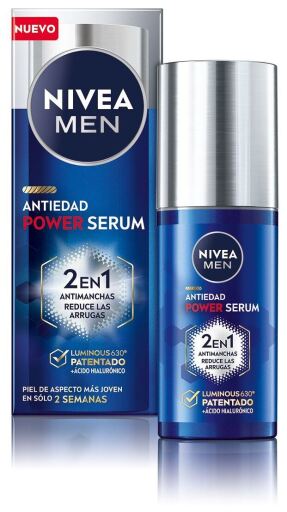 Men Anti-Aging Power Serum 2 w 1 przeciw plamom 30 ml