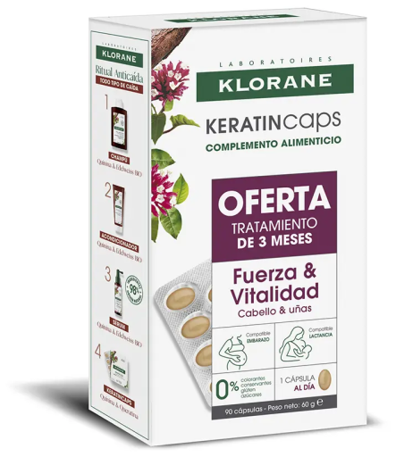 Keratincaps Opakowanie 3 X 30 kapsułek