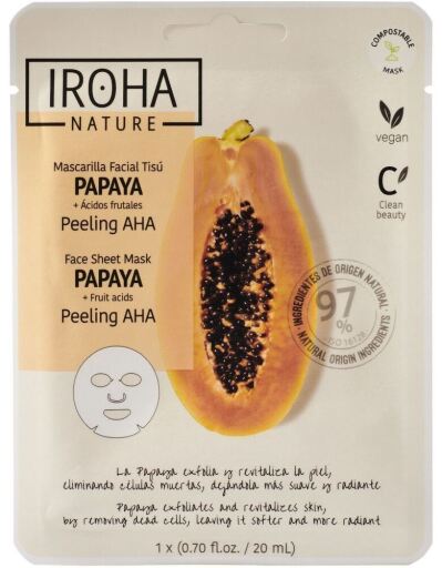 Maska do twarzy Peeling Papaja Aha 1 szt