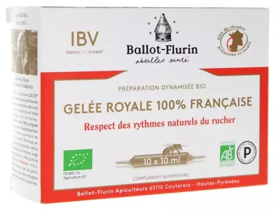 Zdynamizowany Preparat Eco French Royal Jelly 10 Ampułek