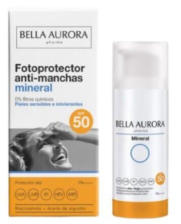 Solar Mineral Spf50 Przeciw plamom Skóra wrażliwa 50 ml