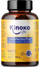 Lactoferrin Plus (500 mg wit., cynku i wit. D3 2000 IU) 120 kapsułek