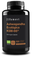 Organiczna Ashwagandha KSM-66 600 mg 120 Kapsułek