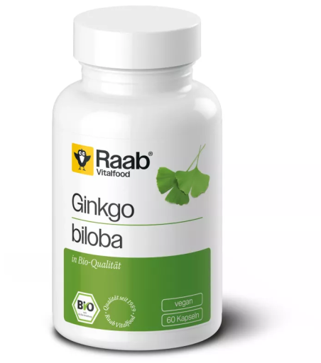 Ginkgo Biloba 500 mg 60 Bio Wegańskich Kapsułek