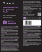 Trans-Resweratrol Nad+ Liposomalny 90 Kapsułek