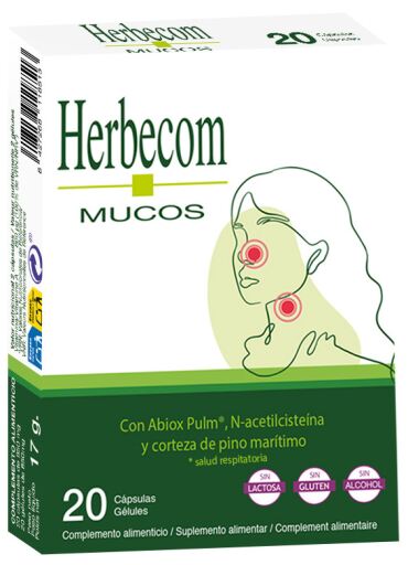 Herbecom Mucos 20 kapsułek