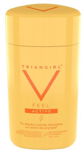 Triangirl Feel Active o smaku cytrynowym 60 tabletek do ssania